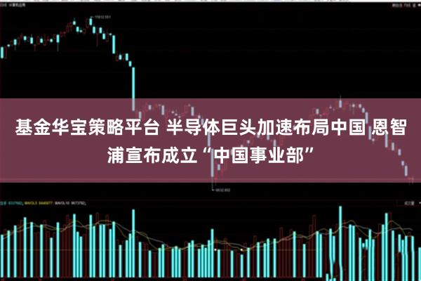 基金华宝策略平台 半导体巨头加速布局中国 恩智浦宣布成立“中国事业部”